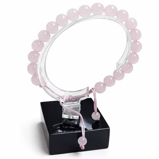 Pulsera cuarzo rosa