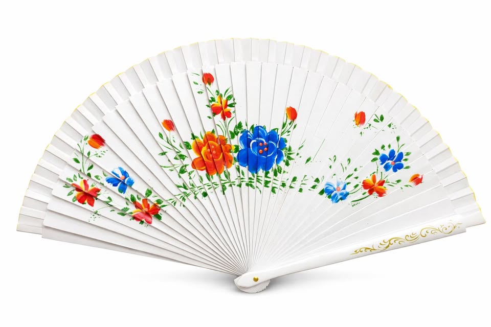 Abanico floreado