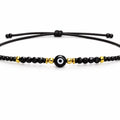 Pulsera negra ojo turco