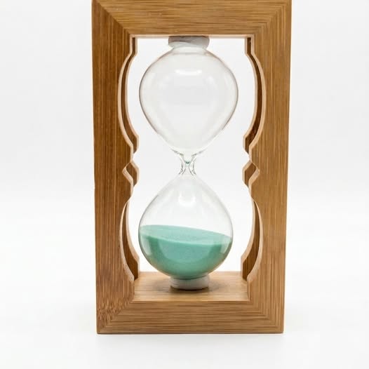 Reloj de Arena de Madera - 10 Minutos