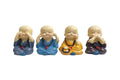 Figuras Decorativas de Monjes Sabios – Set de 4
