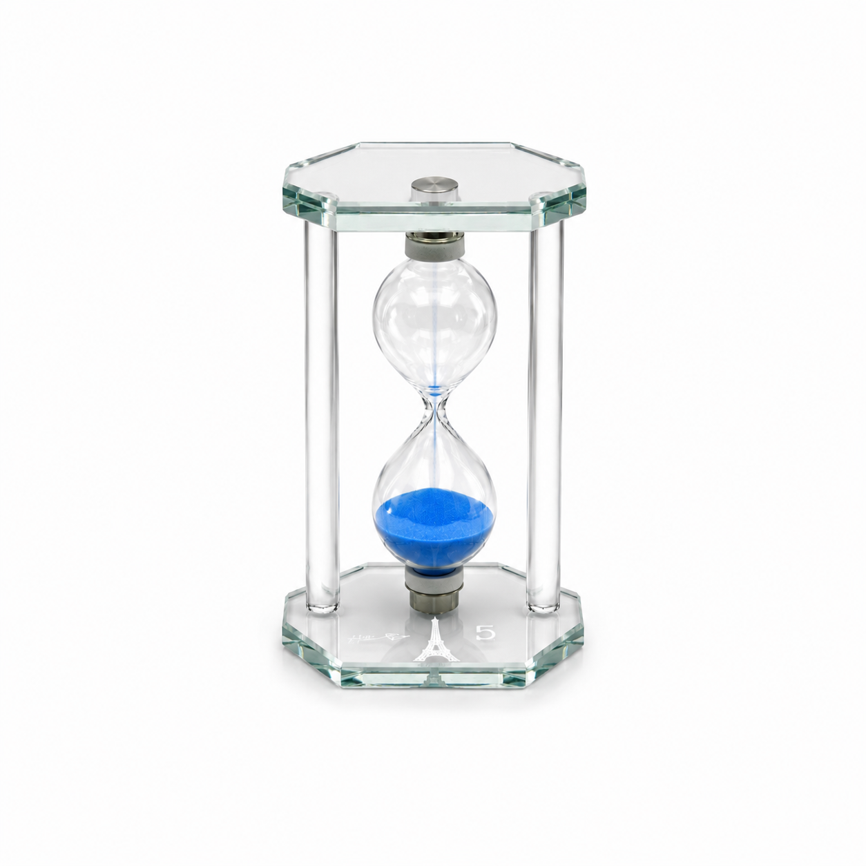 Reloj de Arena de Vidrio Diseño París – 5 Minutos