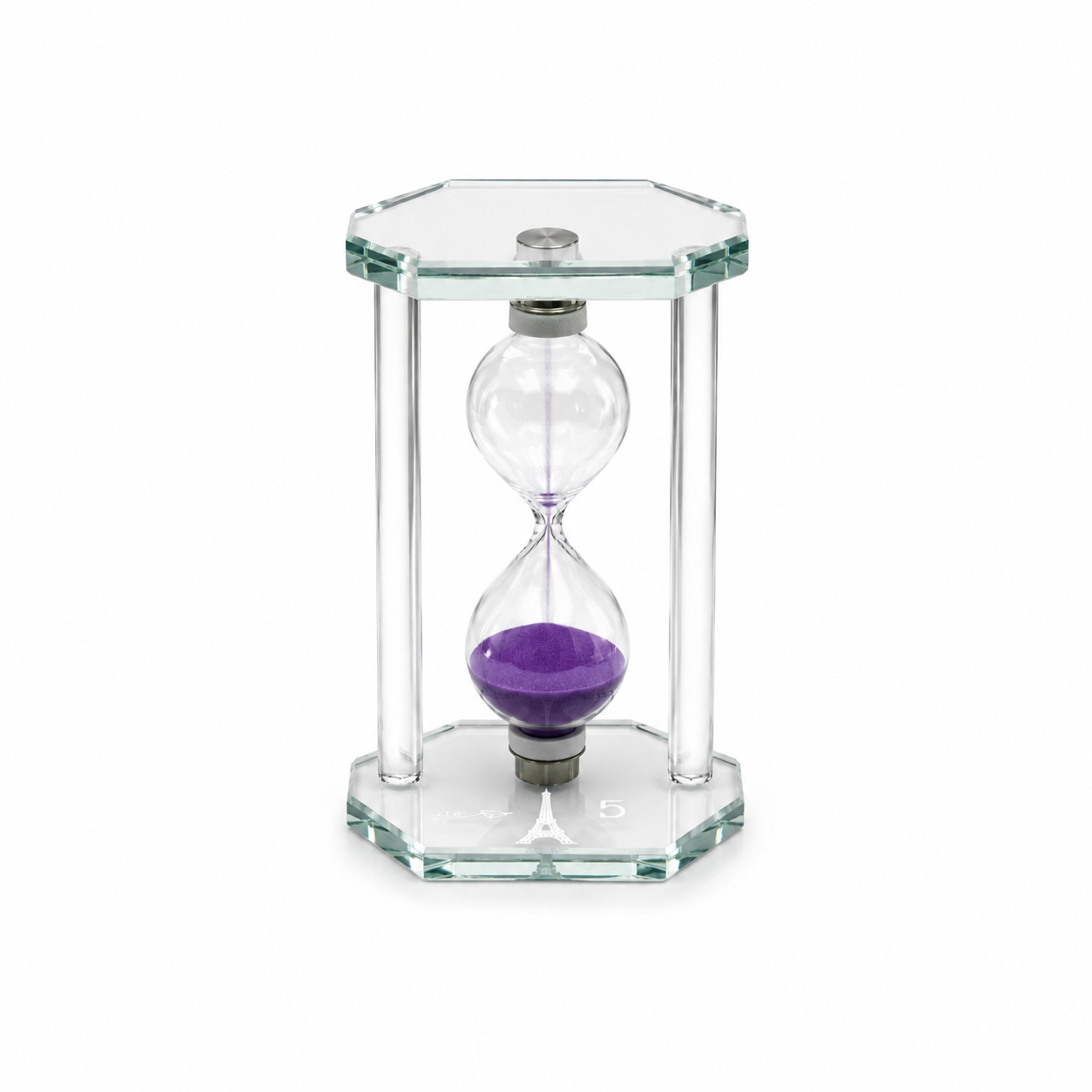 Reloj de Arena de Vidrio Diseño París – 5 Minutos