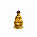 Buda Dorado Meditativo sobre Flor de Loto – Paz y Sabiduría