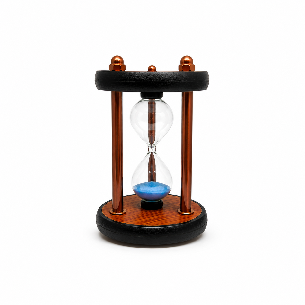 Reloj de Arena de Madera y Vidrio – 5 Minutos