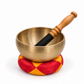 Cuenco Tibetano Grande con Baqueta y Cojín – Meditación y Armonización