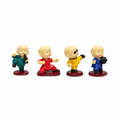 Set de 4 Budas Bebé de Artes Marciales – Figuras Decorativas de Colores
