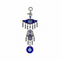 Colgante de Ojo Turco con Mano de Hamsa y Elefante para Protección