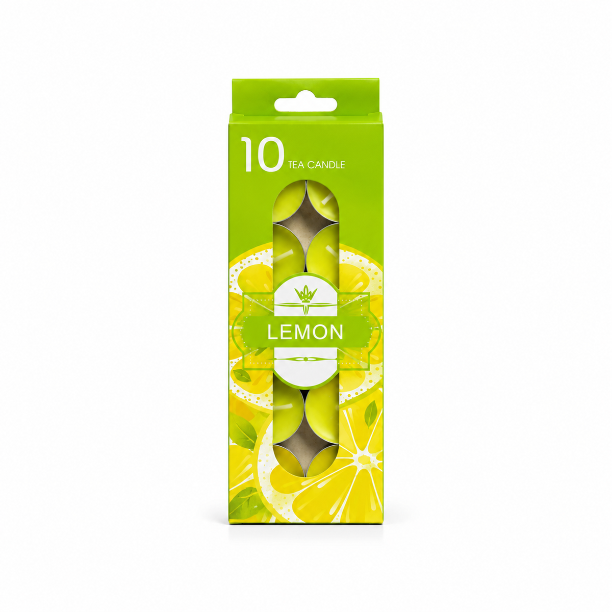 Velas Aromáticas de Limón – Pack de 10 Unidades