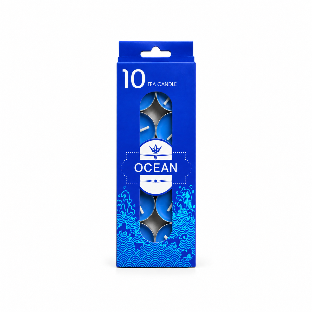 Velas Aromáticas Ocean – Pack de 10 Unidades