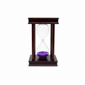 Reloj de Arena de Madera y Vidrio – 15 Minutos