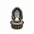 Pileta de Agua Cabeza de Buda con Esfera – Serenidad y Armonía