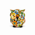 Búho Bohemio Multicolor Decorativo 8 cm