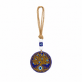 Colgante Árbol de la Vida con Ojo Turco Azul