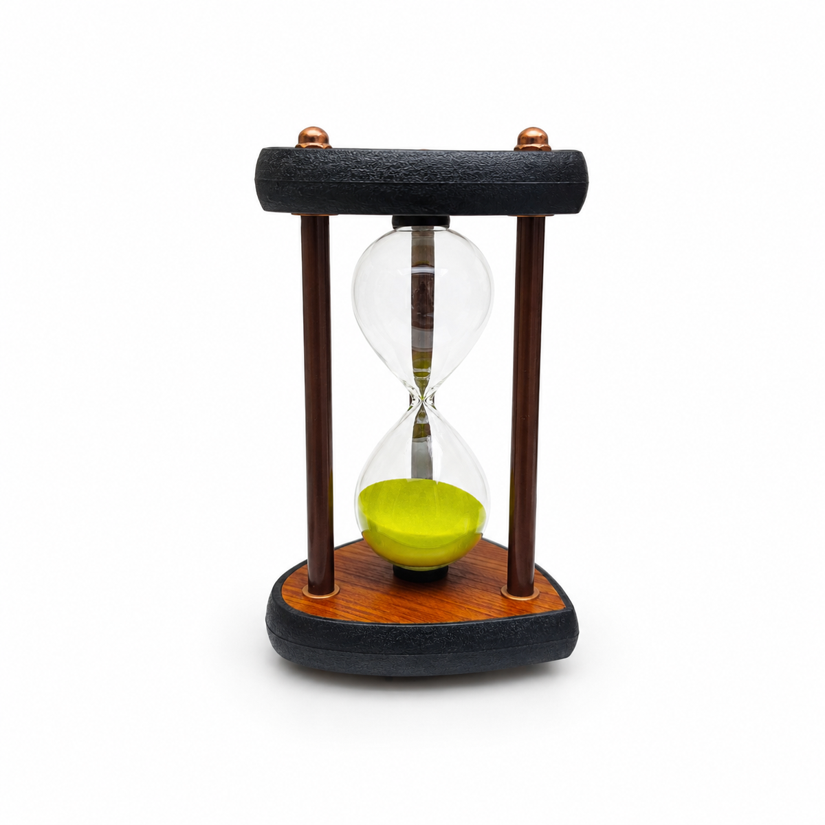 Reloj de Arena de Madera y Vidrio – 10 Minutos