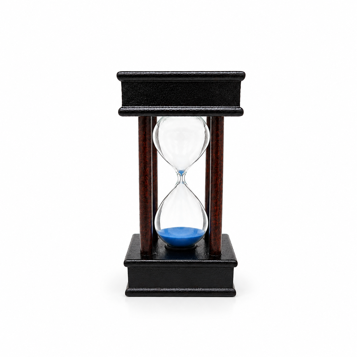 Reloj de Arena de Madera y Vidrio – 5 Minutos