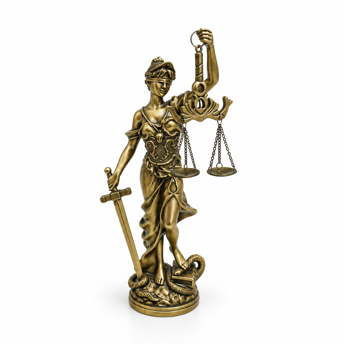 Estatua Dama de la Justicia 20 cm – Justicia y Equilibrio