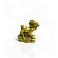 Figura de Cabra Dorada con Monedas de la Fortuna 4 cm – Prosperidad y Abundancia