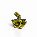 Figura de Cabra Dorada con Monedas de la Fortuna 4.5 cm – Prosperidad y Abundancia