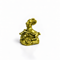 Figura de Cabra Dorada con Monedas de la Fortuna 4.5 cm – Prosperidad y Abundancia