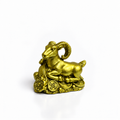 Figura de Cabra Dorada con Monedas de la Fortuna 5 cm – Prosperidad y Abundancia