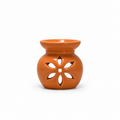 Quemador de Esencias de Cerámica Diseño Pétalos Terracota – 6.5 cm
