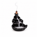Porta incienso Cascada Backflow Negro – Flujo Invertido