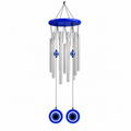 Campana de Viento Azul con Ojo Turco
