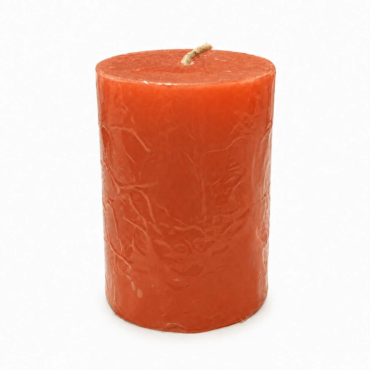 Vela Naranja Mediana de 130 gr