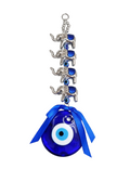 Ojo Turco Azul con 5 Elefantes 