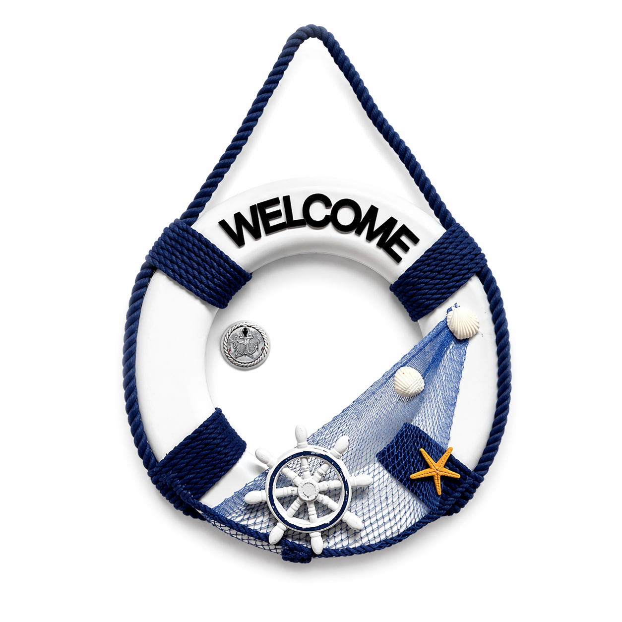 Aro Náutico Decorativo “Welcome” ⚓🌊