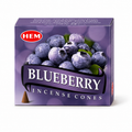 Conos de Incienso HEM Blueberry (Arándano) – 25 g