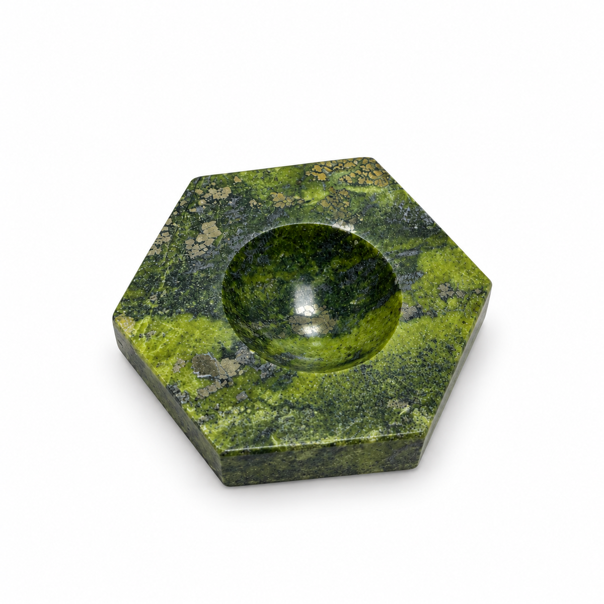 Base de Serpentina para Esferas de Minerales