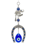 Amuleto  con Ojo Turco, Herradura y Elefante   – Suerte, Protección y Fortaleza Espiritual