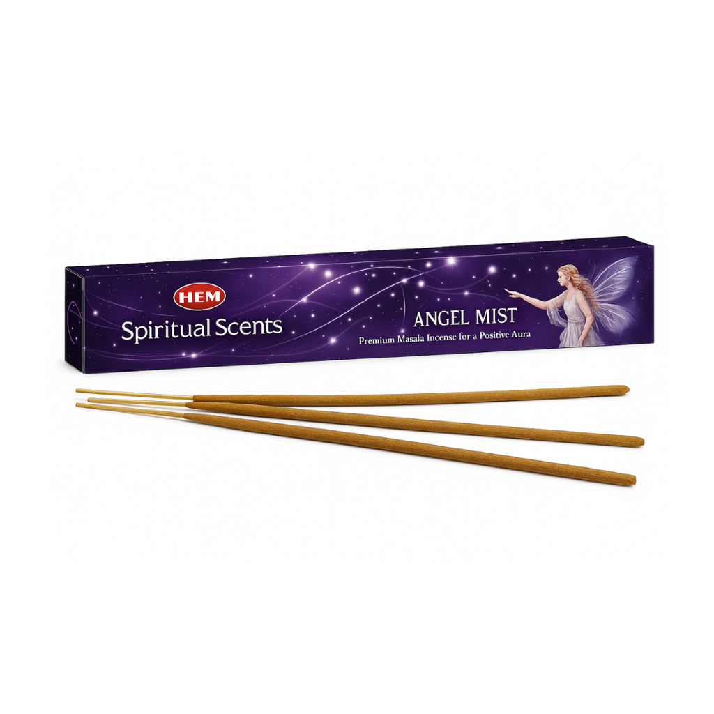 Incienso HEM Angel Mist Spiritual Scents 15 g | Armonía, Serenidad y Bienestar