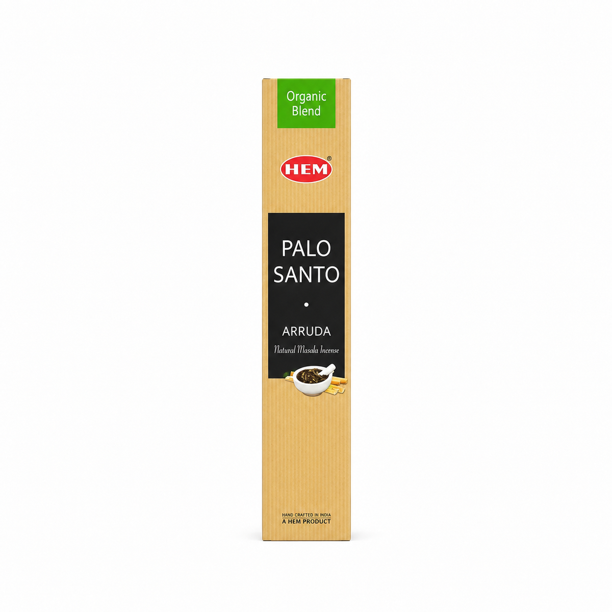 Incienso HEM Organic Blend Palo Santo y Arruda – Natural Masala