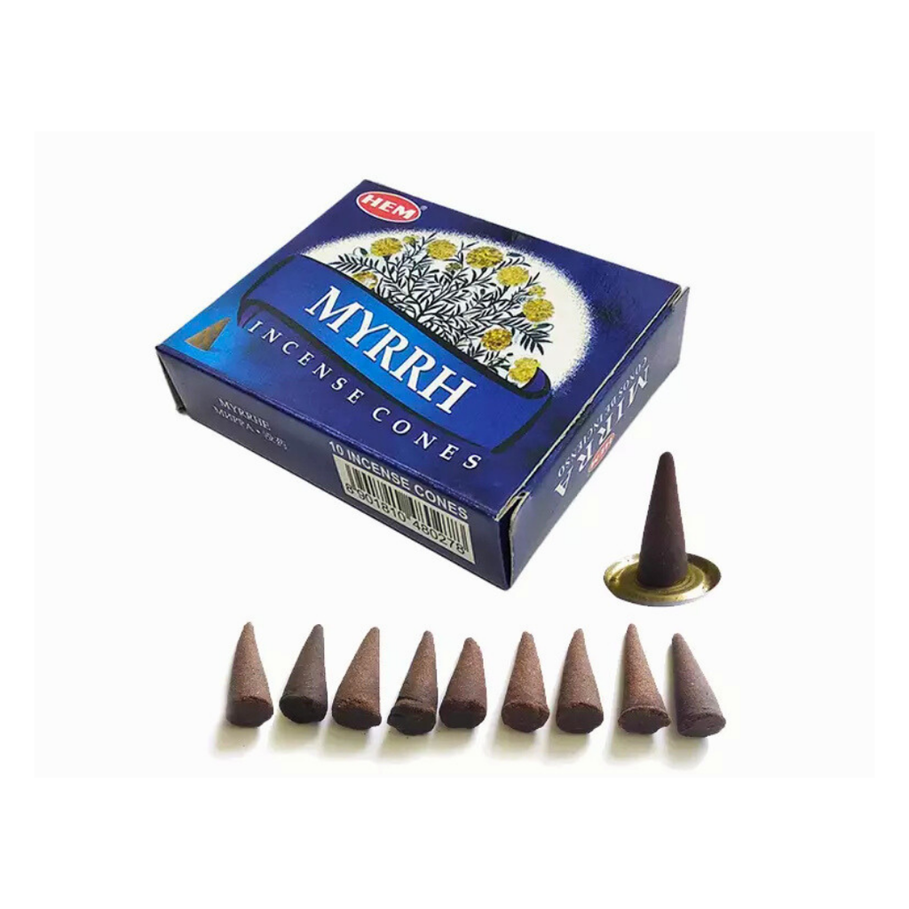 Conos de Incienso HEM Myrrh (Mirra) – 25 g