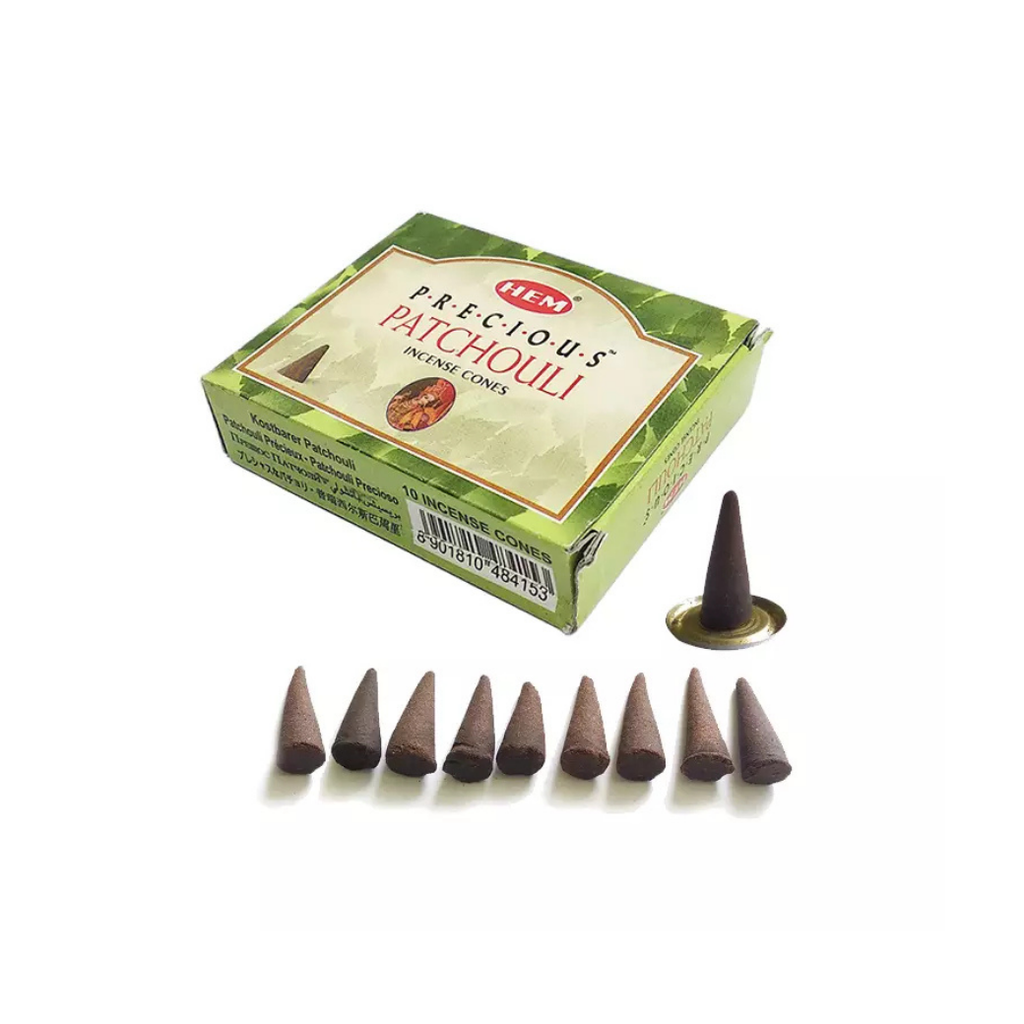 Conos de Incienso HEM Precious Patchouli – 25 g