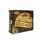 Conos de Incienso HEM Gold Rain – 25 g