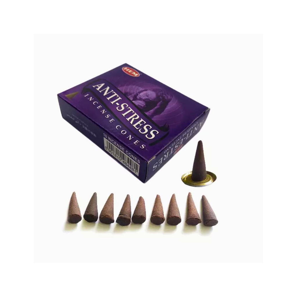 Conos de Incienso HEM Anti Stress – 25 g