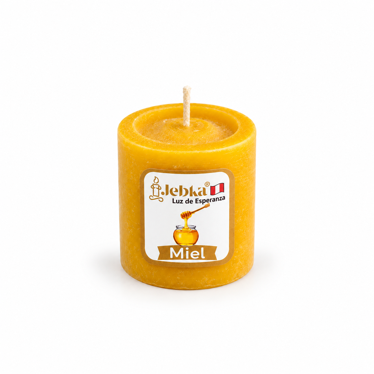 🕯️ Vela de Miel Pequeña – Aroma a Miel Natural (4 cm alto)