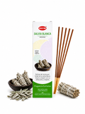 Incienso Vegano Orgánico HEM con Aroma a Salvia Blanca