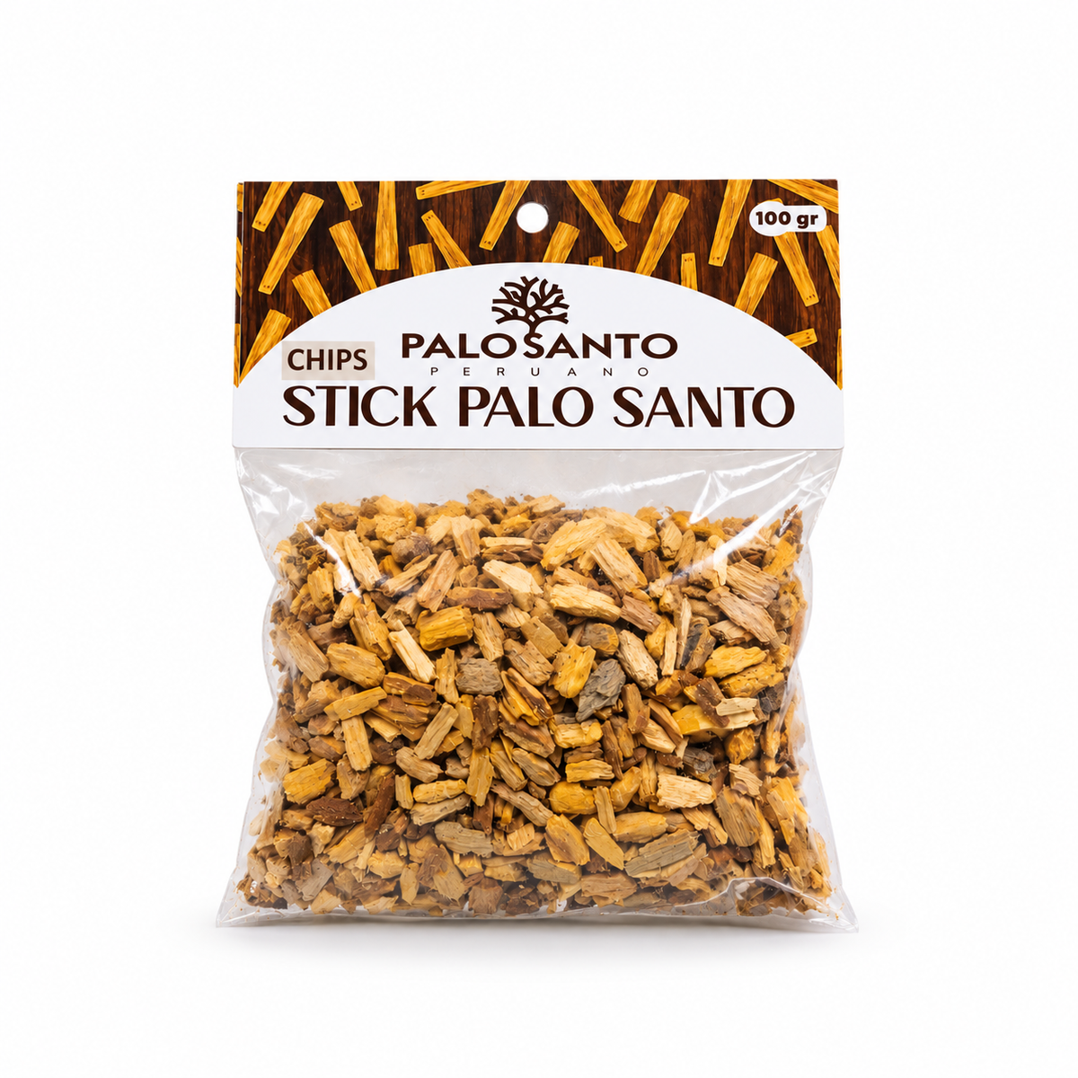 Chips de Palo Santo Peruano 100 g – Limpieza Energética y Aromatización