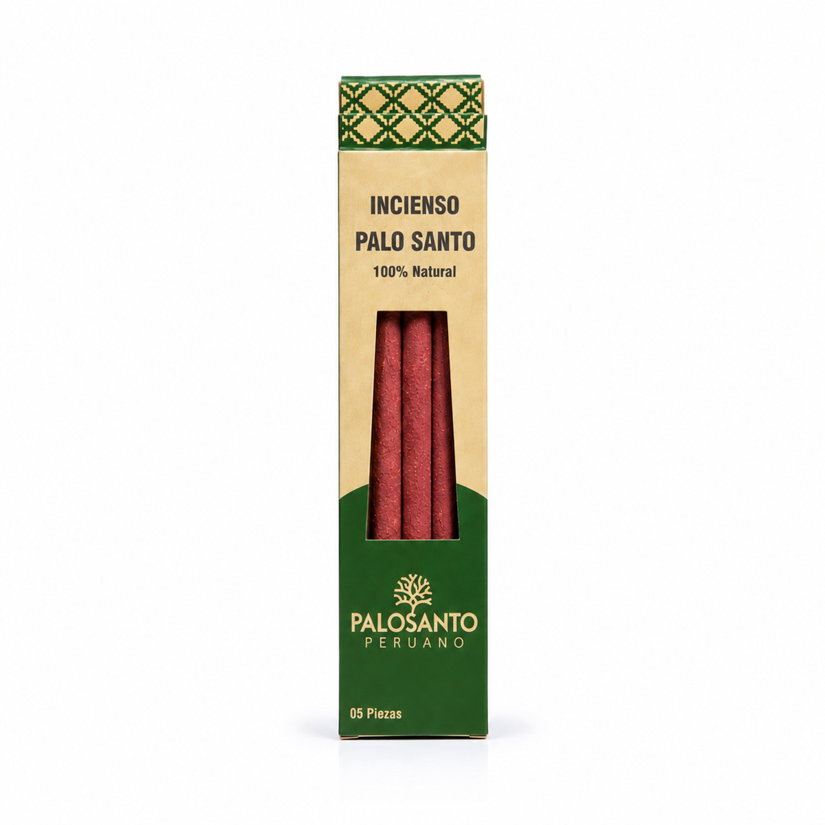 Incienso de Palo Santo Peruano con Rosas – 5 Piezas