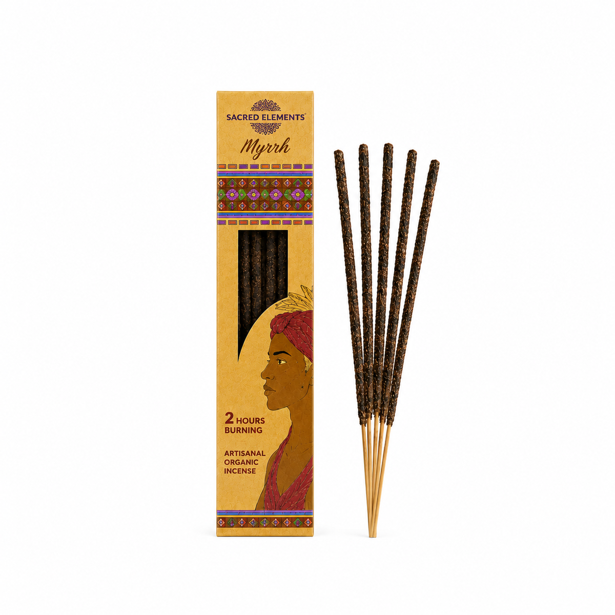 Incienso Natural Sacred Elements con Aroma a Mirra