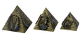 Set de Pirámides Egipcias de Metal – Energía y Protección