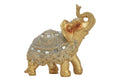 Elefante Dorado con Espejos