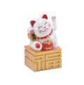 Maneki Neko Blanco Solar Chico