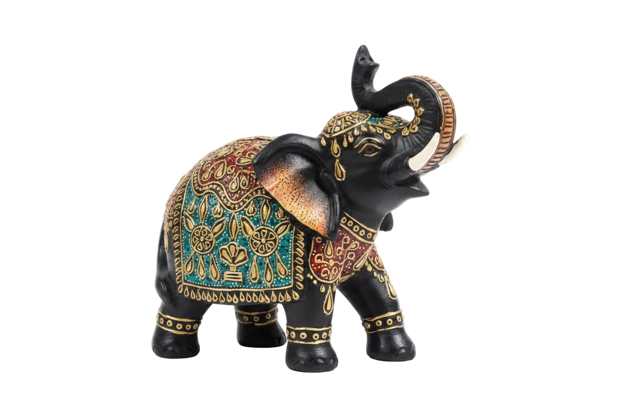 Elefante negro hindu Mediano