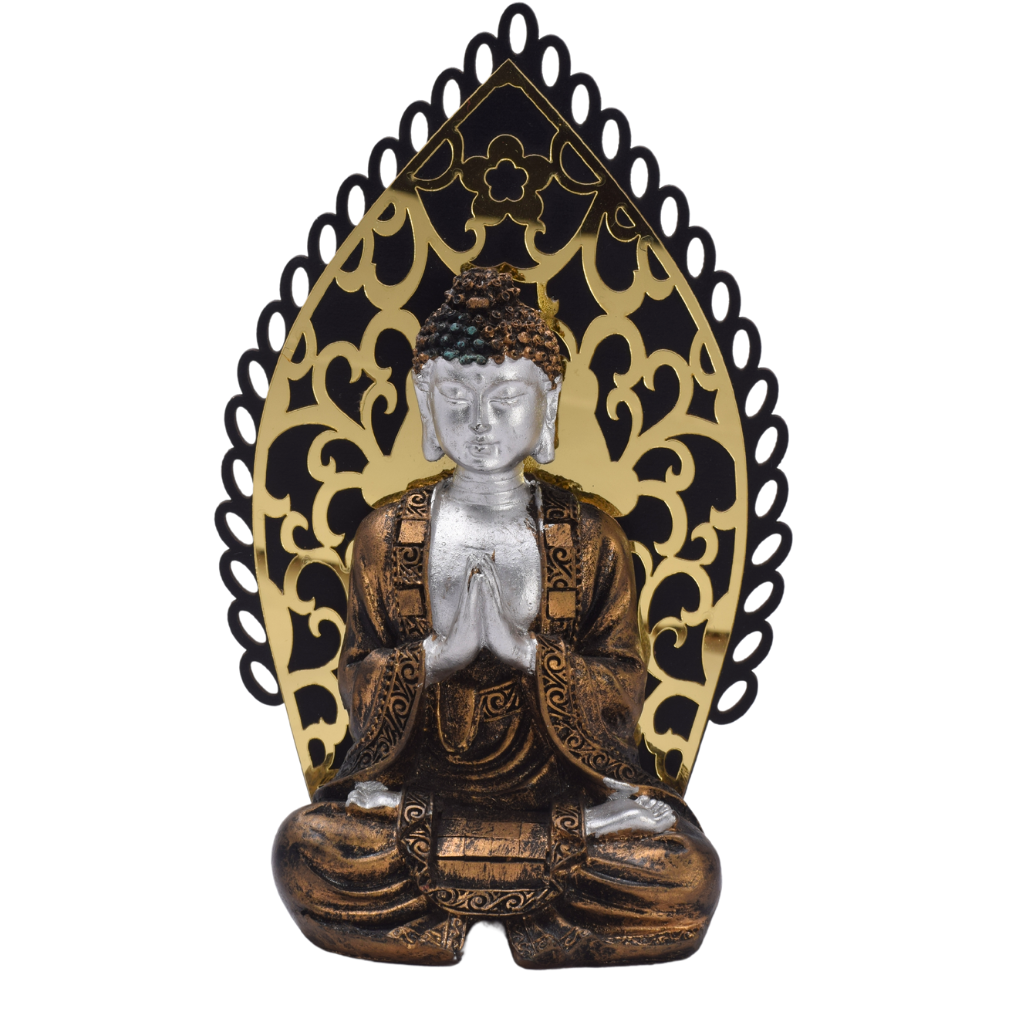 Buda Dorado Meditativo Poliresina